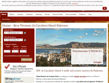 Tablet Screenshot of aicavalierihotel.it